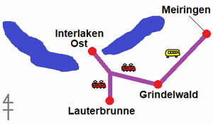 ユングフラウ地方アクセス