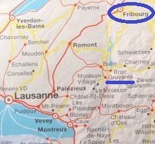 現在のスイスパス通用路線図